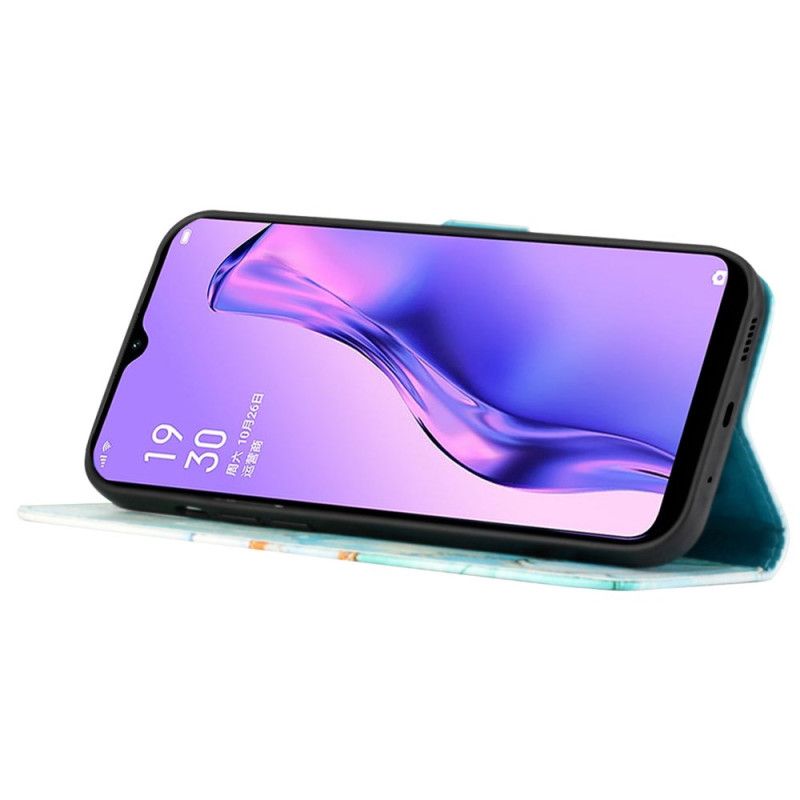 Puzdro Oppo Reno 11 Pro 5g Mramorový Vzor S Remienkom