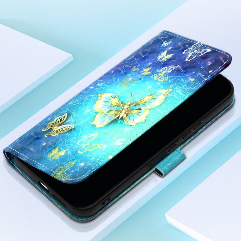 Puzdro Oppo Reno 11 Pro 5g Zlaté Motýle