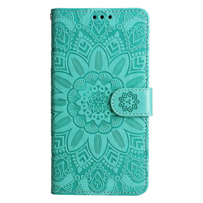 Kožené Puzdro Xiaomi 13 Pro Mandala Sun So Šnúrkou