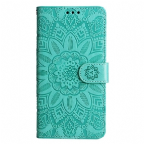 Kožené Puzdro Xiaomi 13 Pro Mandala Sun So Šnúrkou