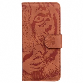 Kožené Puzdro Xiaomi 13 Pro Strappy Tiger Print