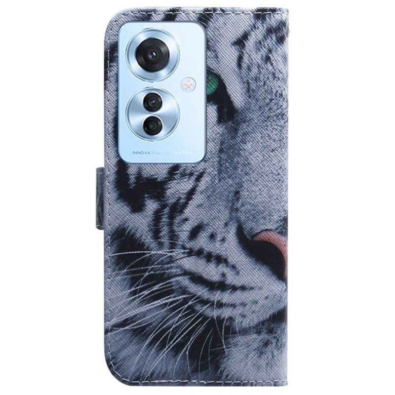 Puzdro Na Oppo Reno 11f 5g Biely Tiger