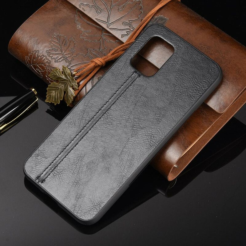 Kryt Xiaomi Mi 10 Lite Couture Leather Effect