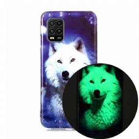 Kryt Xiaomi Mi 10 Lite Fluorescenčná Séria Wolf