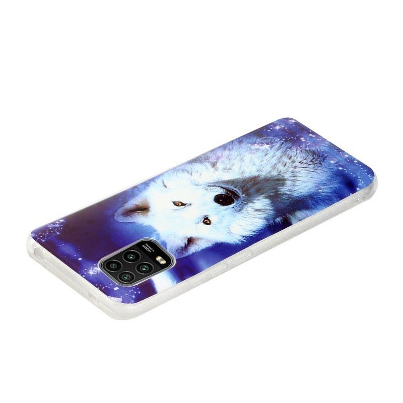 Kryt Xiaomi Mi 10 Lite Fluorescenčná Séria Wolf