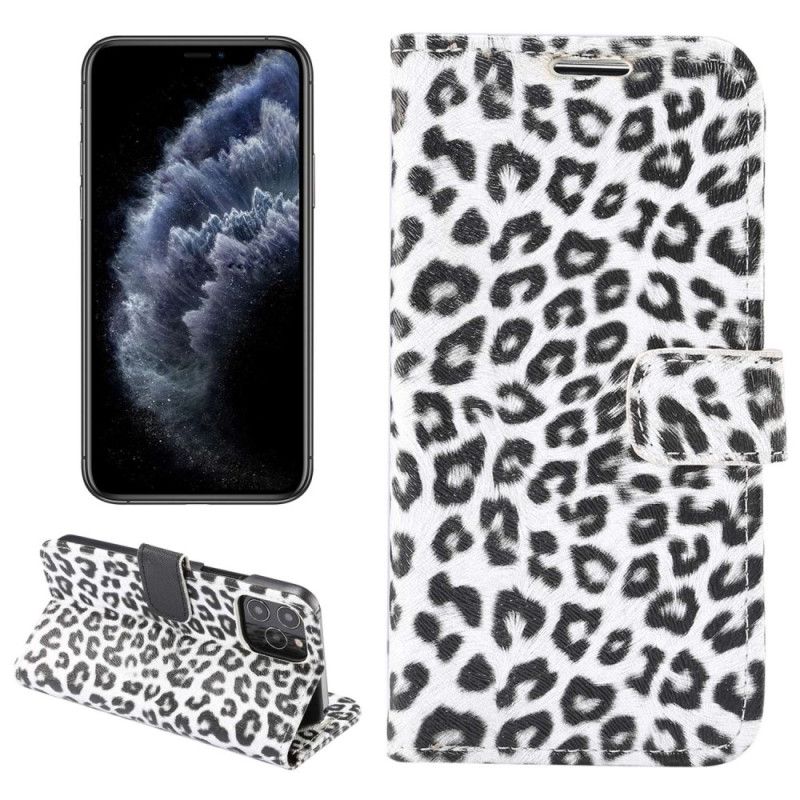 Kožené Puzdro iPhone 14 Plus Štýl Leopardej Kože