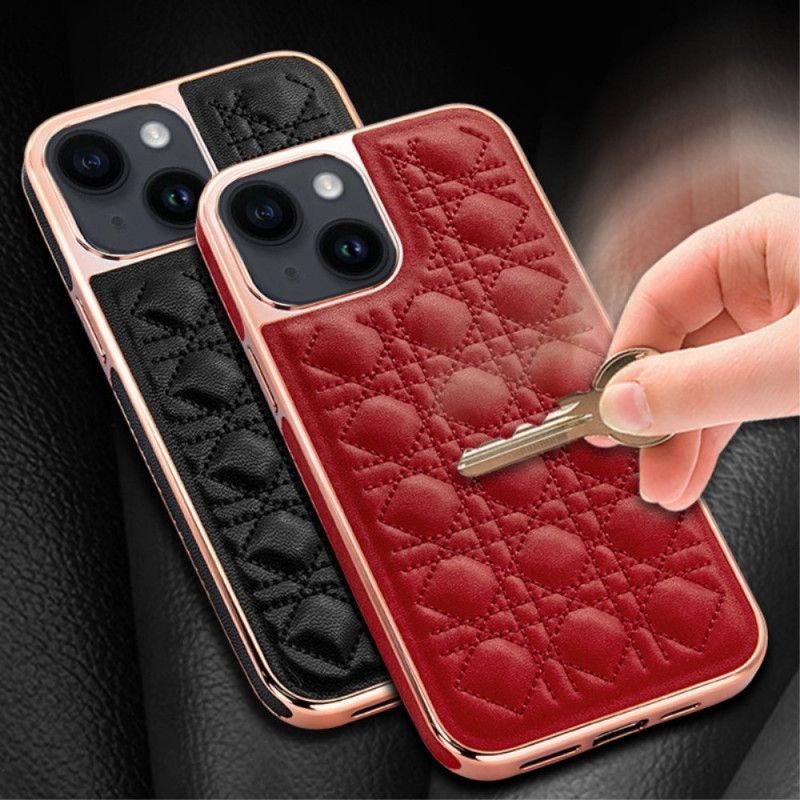 Kryt iPhone 14 Plus Kožený Efekt Vietao Couture