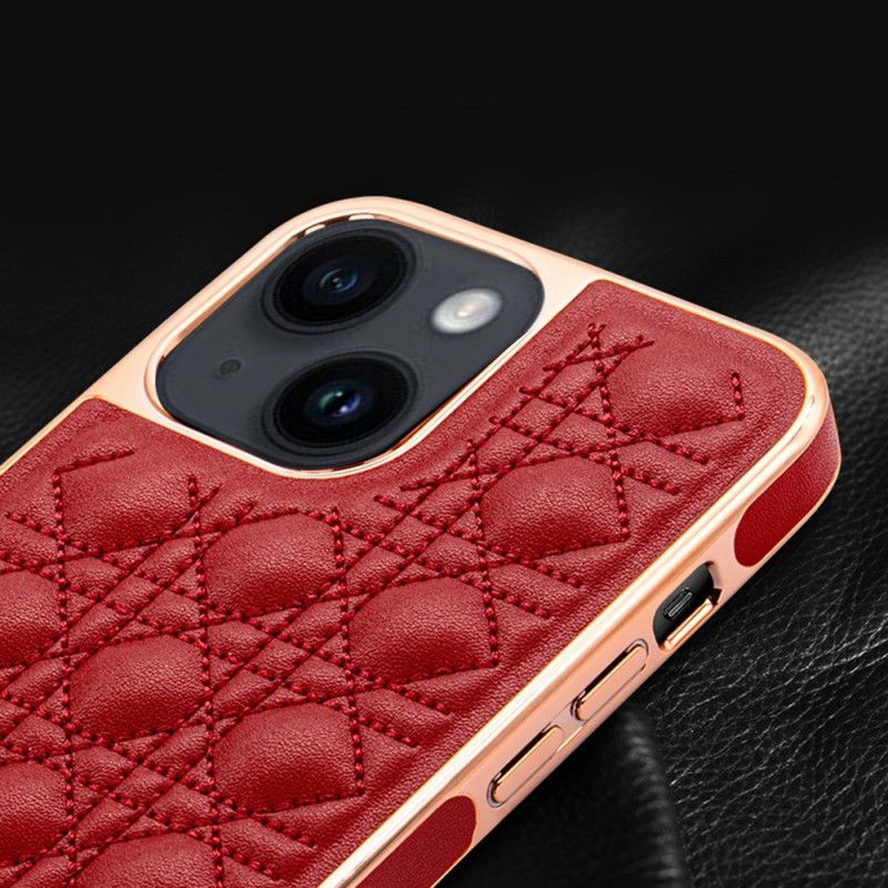 Kryt iPhone 14 Plus Kožený Efekt Vietao Couture