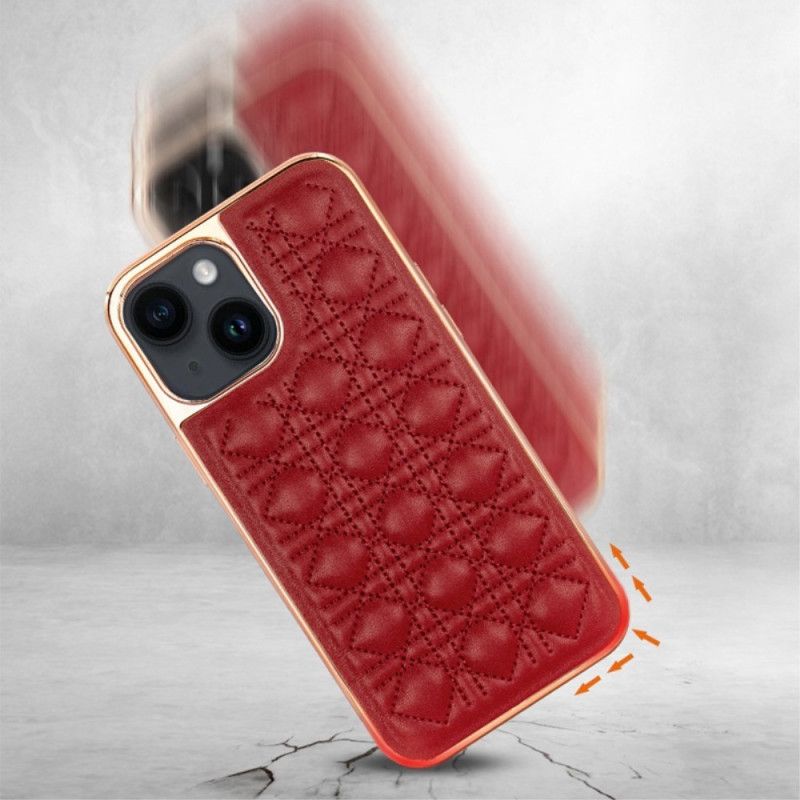 Kryt iPhone 14 Plus Kožený Efekt Vietao Couture