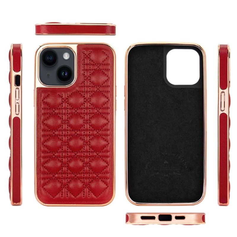 Kryt iPhone 14 Plus Kožený Efekt Vietao Couture