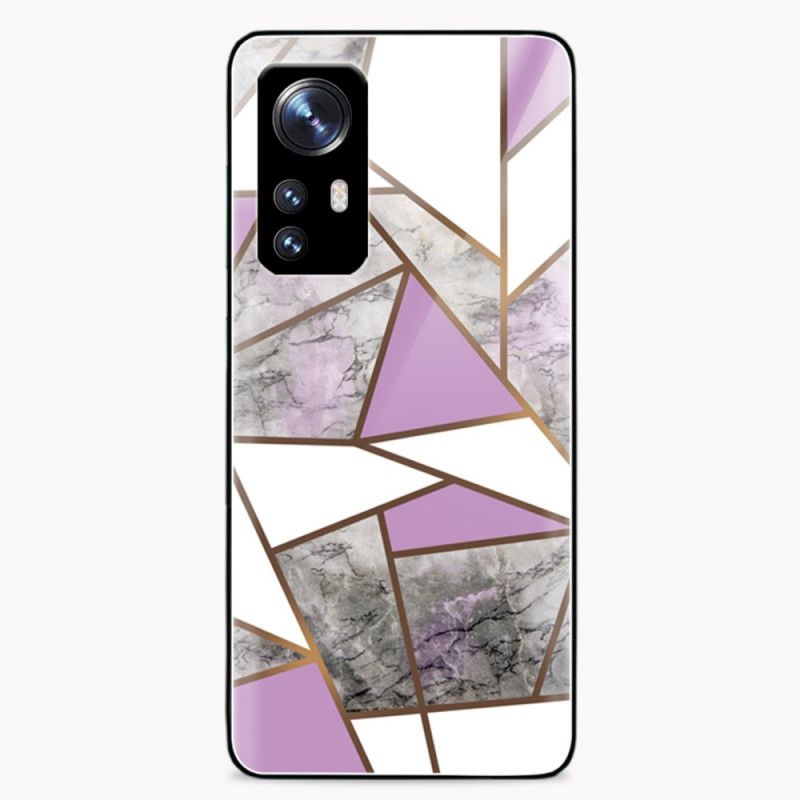 Kryt Xiaomi 12 / 12X Geometria Marble Tempered Glass