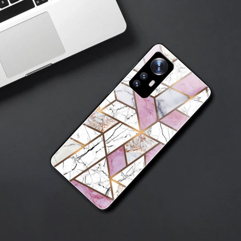 Kryt Xiaomi 12 / 12X Geometria Marble Tempered Glass