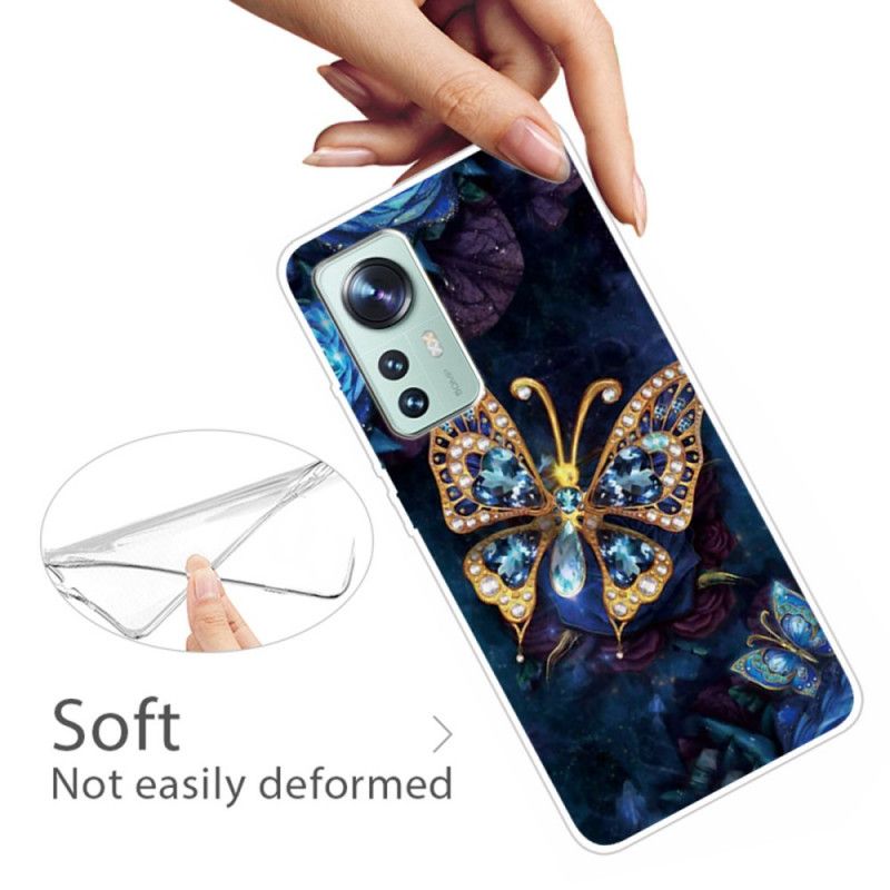 Kryt Xiaomi 12 / 12X Silikón Enchanted Butterfly