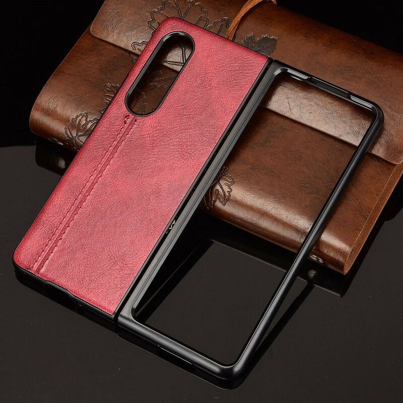 Kryt Samsung Galaxy Z Fold 3 5G Couture Leather Effect