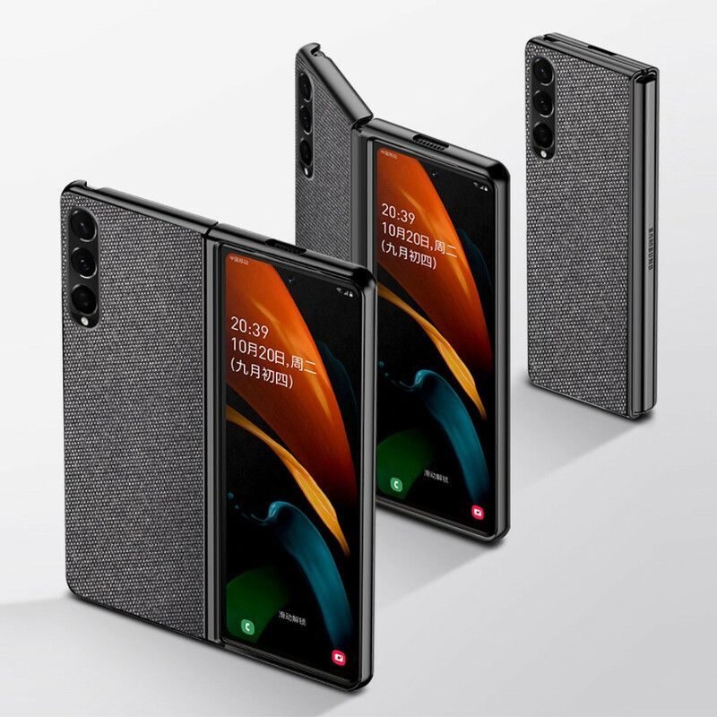 Kryt Samsung Galaxy Z Fold 3 5G Efekt Textúrovanej Kože