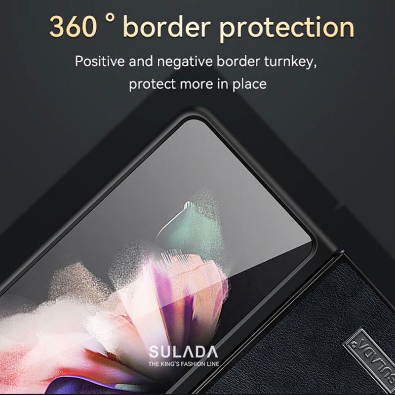 Kryt Samsung Galaxy Z Fold 3 5G Koženka Sulada