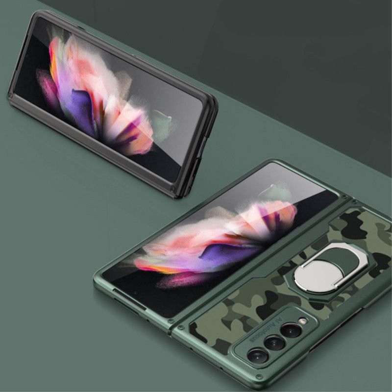 Kryt Samsung Galaxy Z Fold 3 5G Krúžok Z Uhlíkových Vlákien Gkk