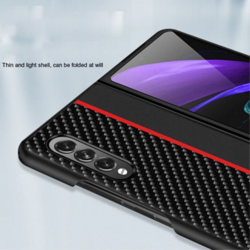 Kryt Samsung Galaxy Z Fold 3 5G Line Carbon Fiber