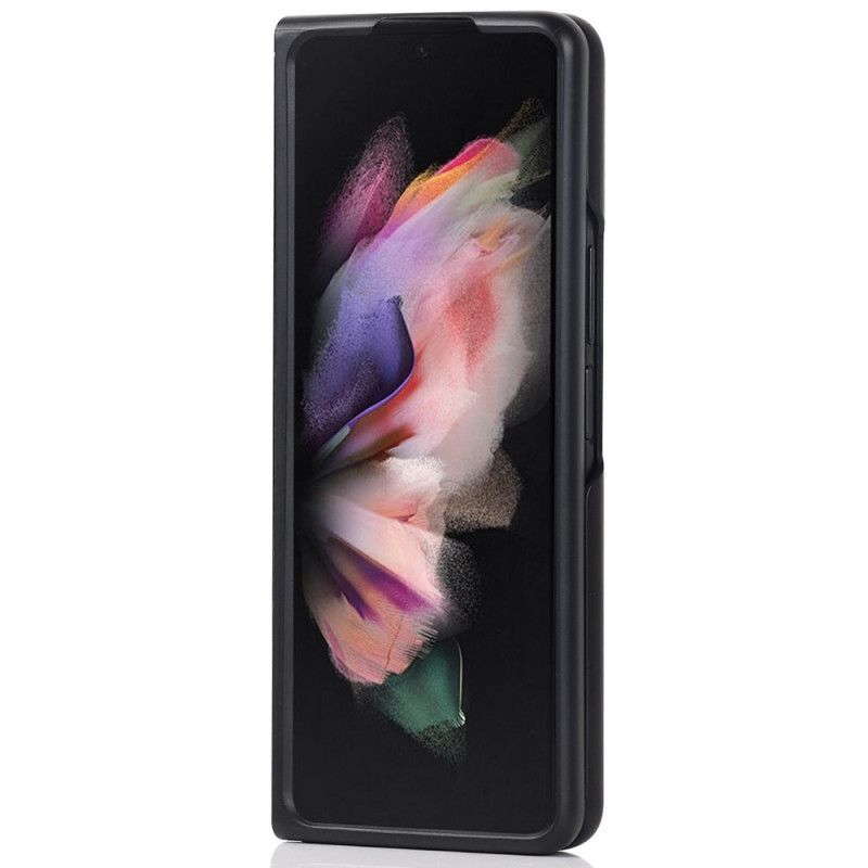 Kryt Samsung Galaxy Z Fold 3 5G Originálny Kožený Stojan A Držiak Na Dotykové Pero