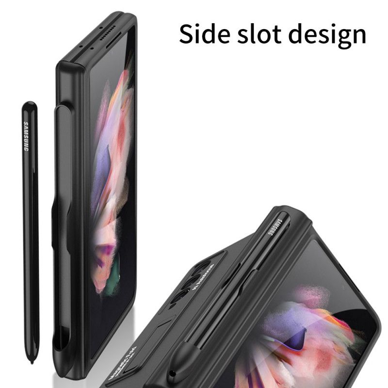 Kryt Samsung Galaxy Z Fold 3 5G Plastový Stojan A Držiak Dotykového Pera Gkk