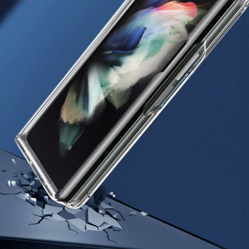 Kryt Samsung Galaxy Z Fold 3 5G Priehľadné Farebné Okraje