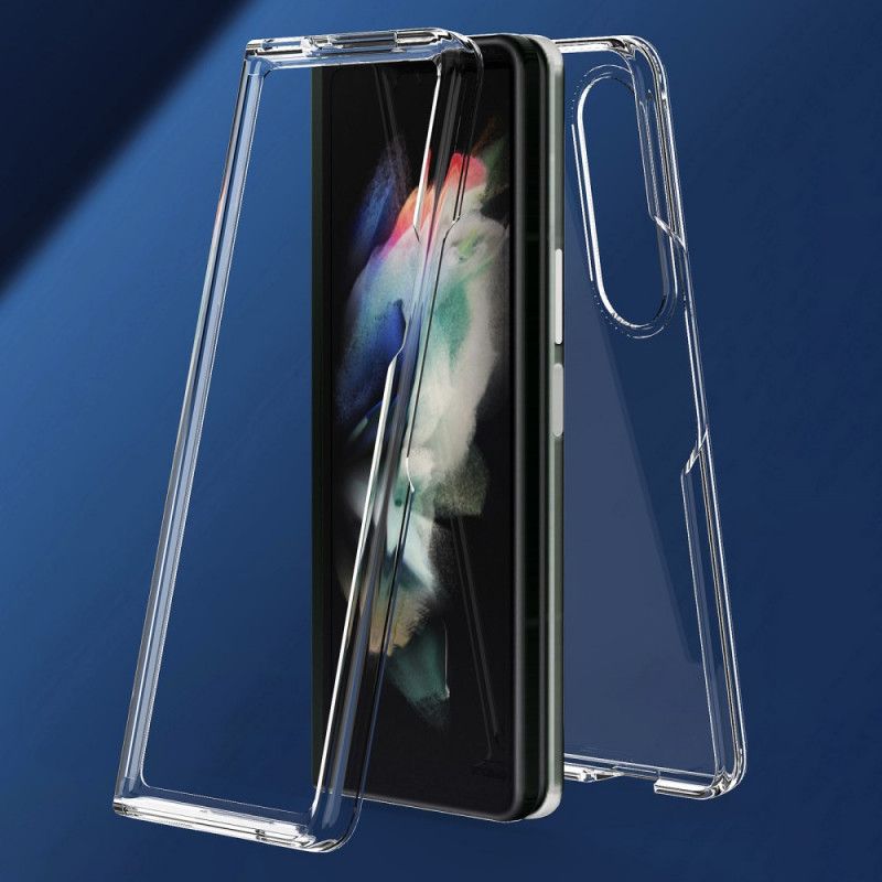 Kryt Samsung Galaxy Z Fold 3 5G Priehľadné Farebné Okraje