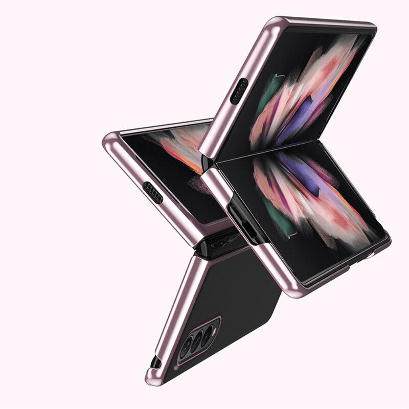 Kryt Samsung Galaxy Z Fold 3 5G Priehľadné Kovové Hrany