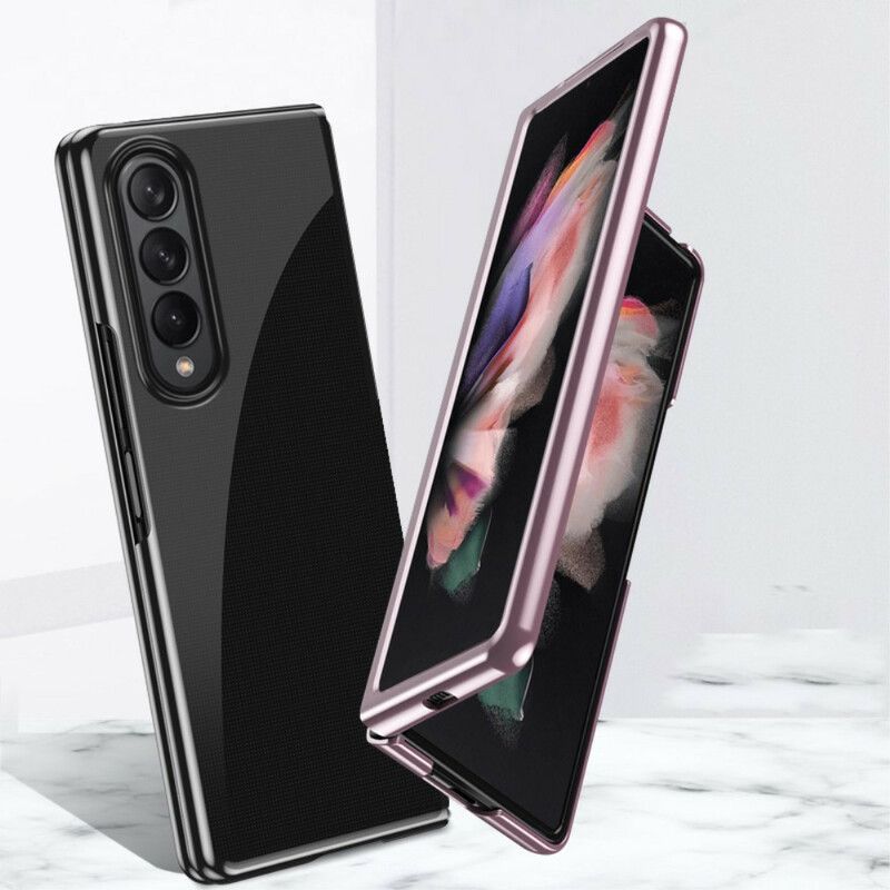 Kryt Samsung Galaxy Z Fold 3 5G Priehľadné Kovové Hrany