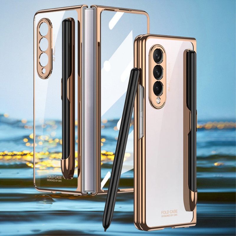 Kryt Samsung Galaxy Z Fold 3 5G Priehľadné S Držiakom Na Pero Gkk