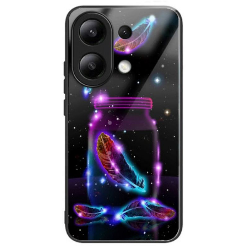 Kryt Xiaomi Redmi Note 13 4g Kryt Na Mobil Fluorescenčné Perie Z Tvrdeného Skla