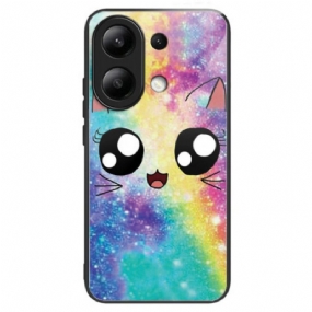 Kryt Xiaomi Redmi Note 13 4g Kryt Na Mobil Tvrdené Sklo Rainbow Cat