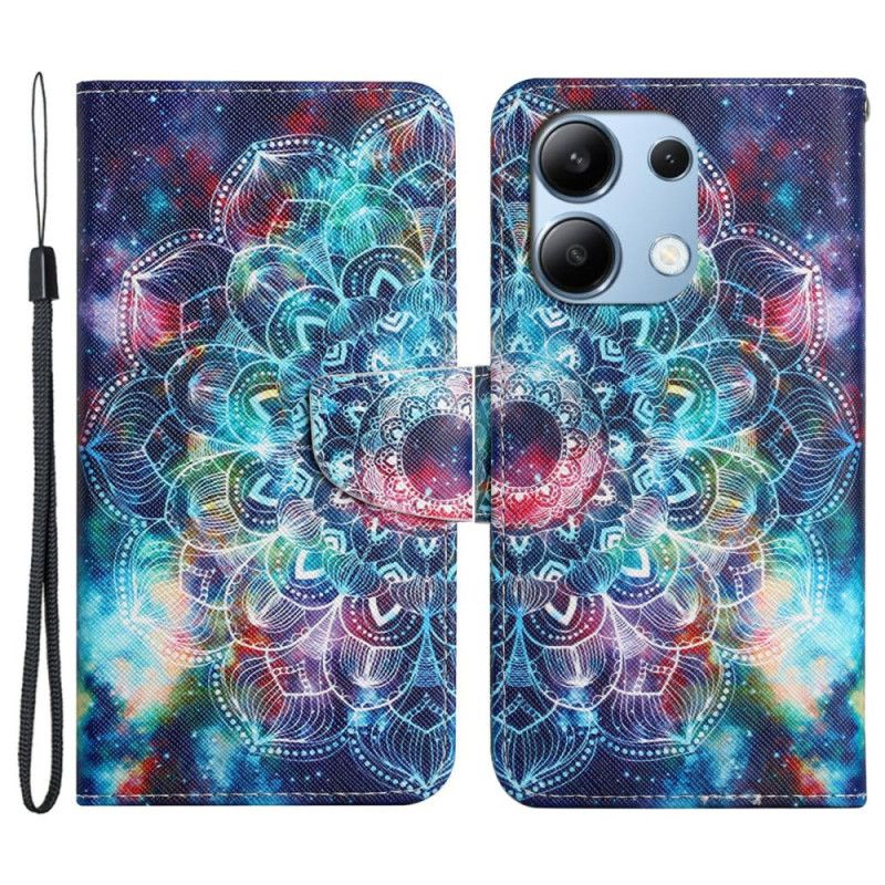 Puzdro Xiaomi Redmi Note 13 4g Hviezdna Obloha A Lanyard Mandala