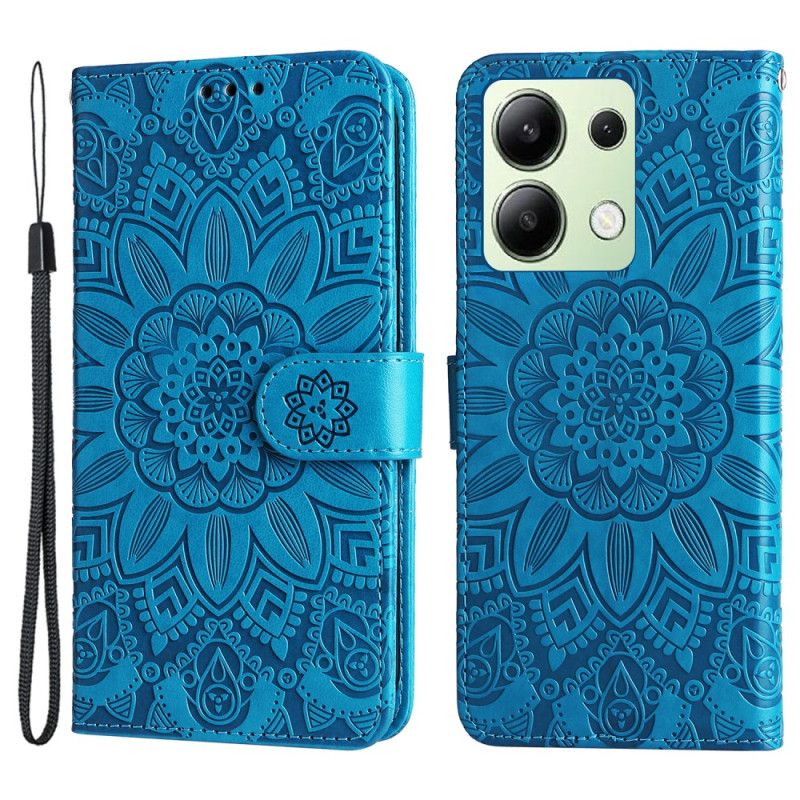 Puzdro Xiaomi Redmi Note 13 4g Kvetinová Mandala S Remienkom