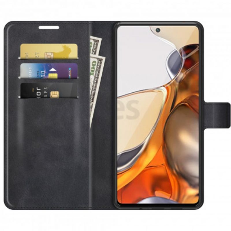 Kožené Puzdro Xiaomi 11T / 11T Pro Slim Extreme Leather Effect