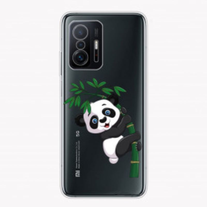 Kryt Xiaomi 11T / 11T Pro Bezšvové Panda Na Bambusu