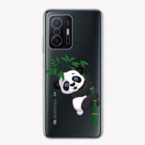 Kryt Xiaomi 11T / 11T Pro Bezšvové Panda Na Bambusu