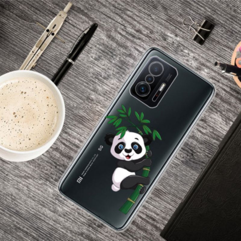 Kryt Xiaomi 11T / 11T Pro Bezšvové Panda Na Bambusu