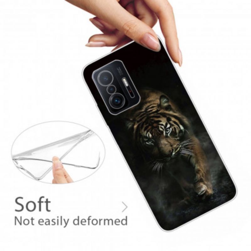 Kryt Xiaomi 11T / 11T Pro Flexibilný Tiger