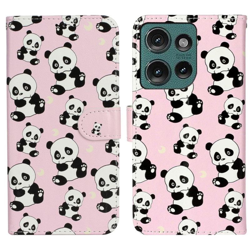 Puzdro Na Motorola Edge 50 Pandas Premium