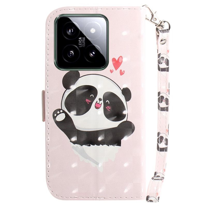 Puzdro Xiaomi 14 Panda Love S Popruhom