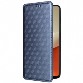 Flipové Puzdro Xiaomi Redmi Note 13 Pro 5g Kryt Na Mobil 3d Kocky