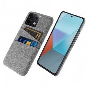 Kryt Xiaomi Redmi Note 13 Pro 5g Fabric Double Card Holder