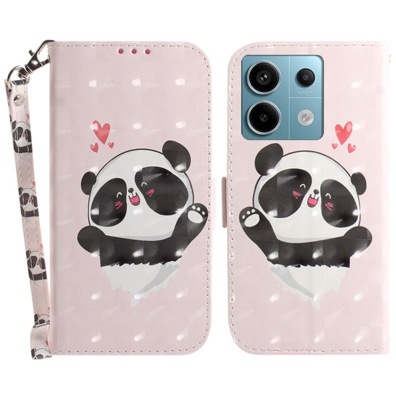 Puzdro Na Xiaomi Redmi Note 13 Pro 5g Panda Love S Popruhom