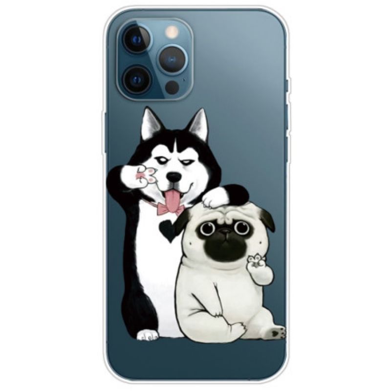 Kryt iPhone 14 Pro Funny Dogs