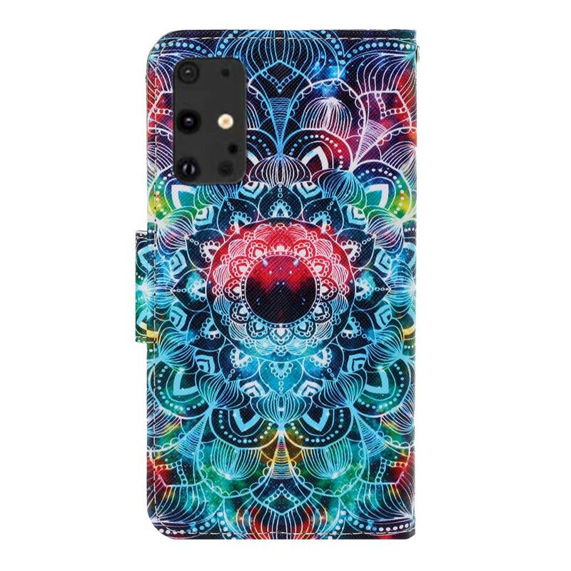 Kožené Puzdro Samsung Galaxy S20 Plus / S20 Plus 5G Okázalá Strappy Mandala