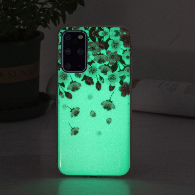 Kryt Samsung Galaxy S20 Plus / S20 Plus 5G Fluorescenčné Kvety