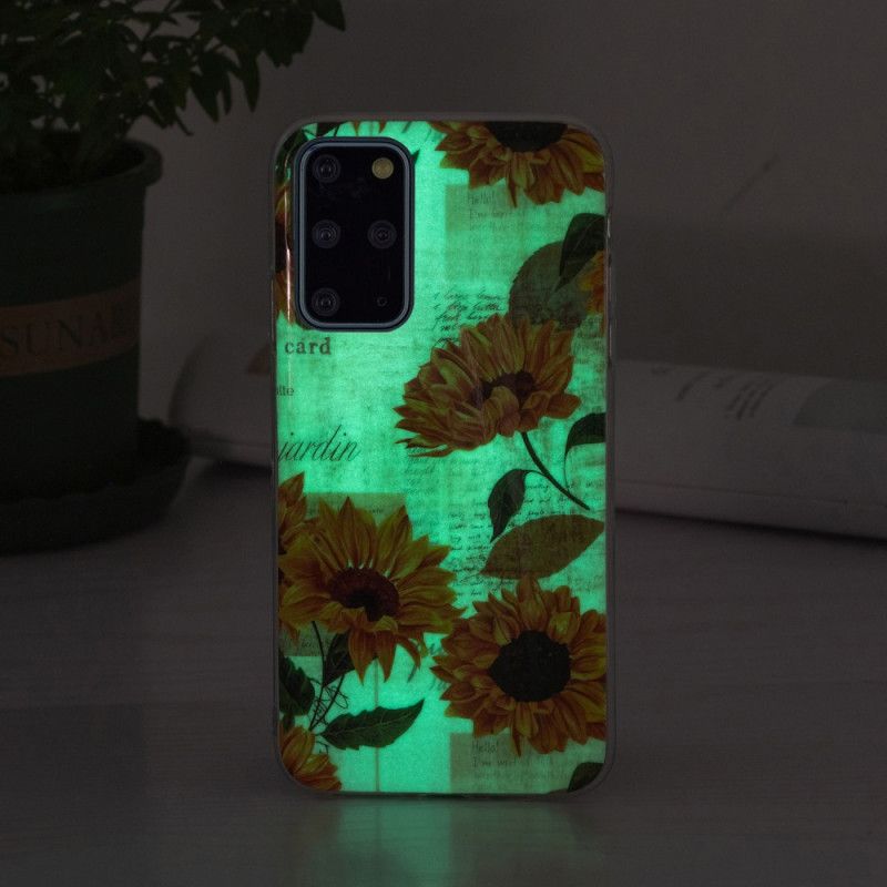 Kryt Samsung Galaxy S20 Plus / S20 Plus 5G Fluorescenčné Slnečnice