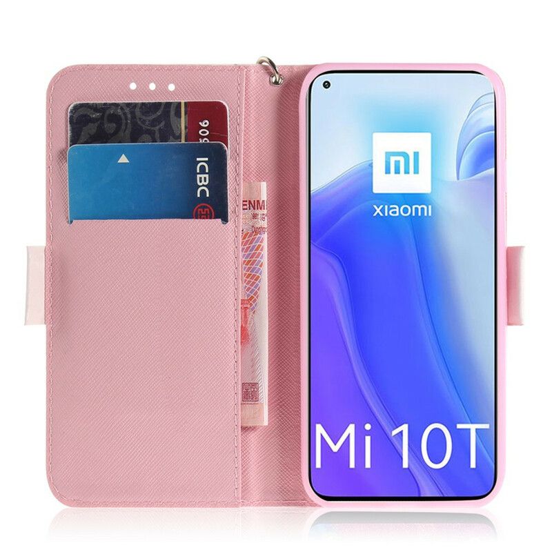 Kožené Puzdro Xiaomi Mi 10T / 10T Pro Popruhová Pumpa