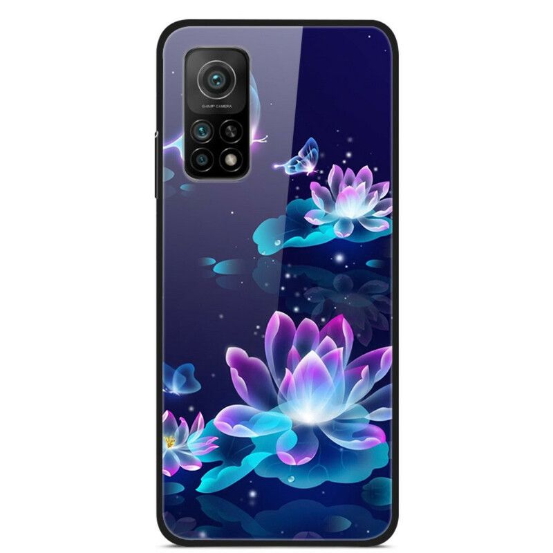 Kryt Xiaomi Mi 10T / 10T Pro Fancy Flowers Tvrdené Sklo