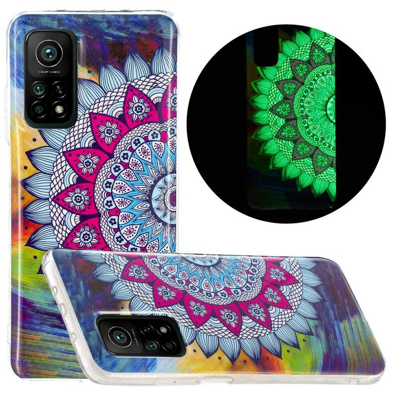 Kryt Xiaomi Mi 10T / 10T Pro Fluorescenčná Farebná Mandala